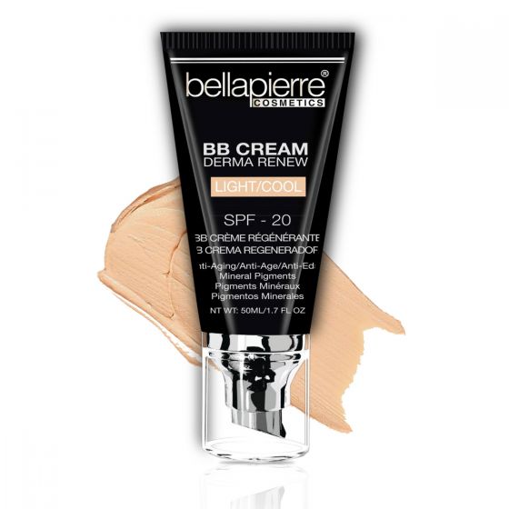 BB Cream  Light Cool + Flat foundation brush  actie met GRATIS BANANAPOEDER