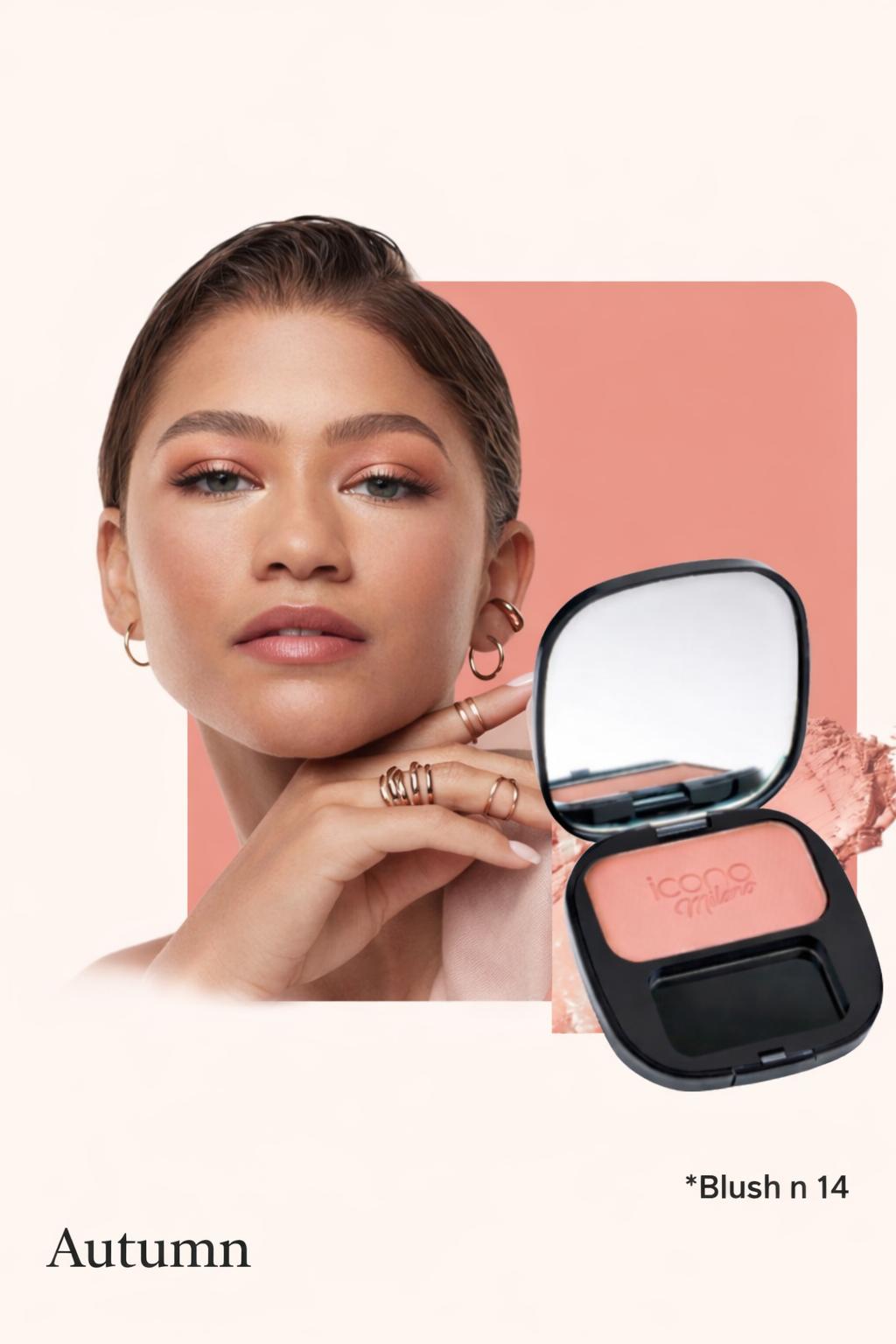 ICONA MILANO Compacte blush - Peach