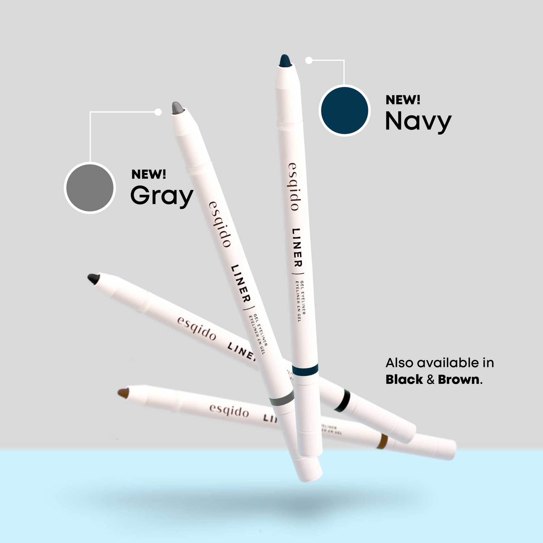 Esqido GEL PENCIL EYELINER Black