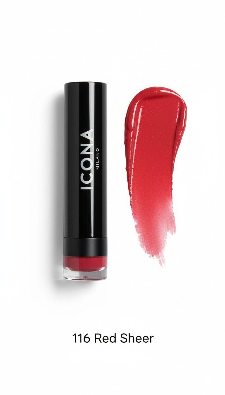 ICONA MILANO Lipstick (Red Sheer)
