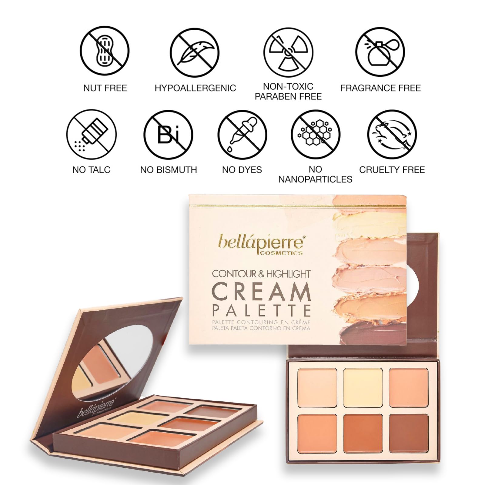 Contour & Highlight Cream Palette