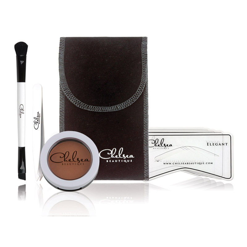 BROW KIT DARK BROWN