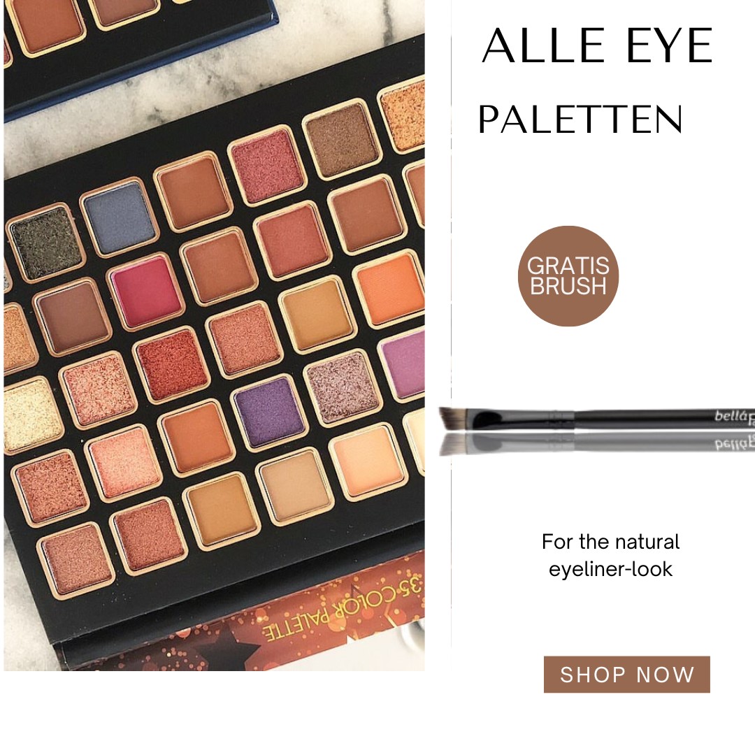  Eyeshadow Paletten met 35 oogschaduw kleuren.