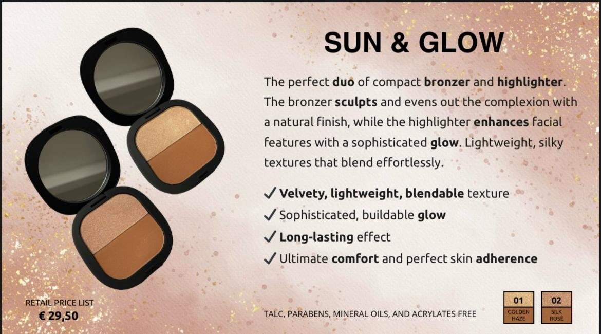Sun & Glow Duo highlighter en bronzer (klik hier voor meer kleuren)