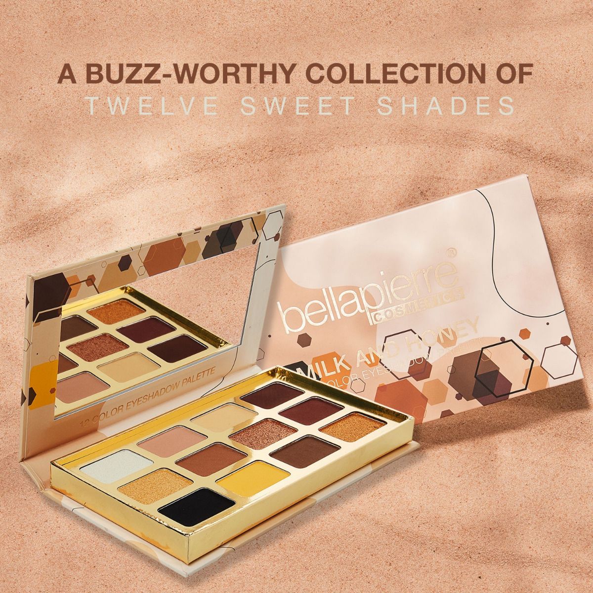 12 Color Eyeshadow Palette - Milk & Honey