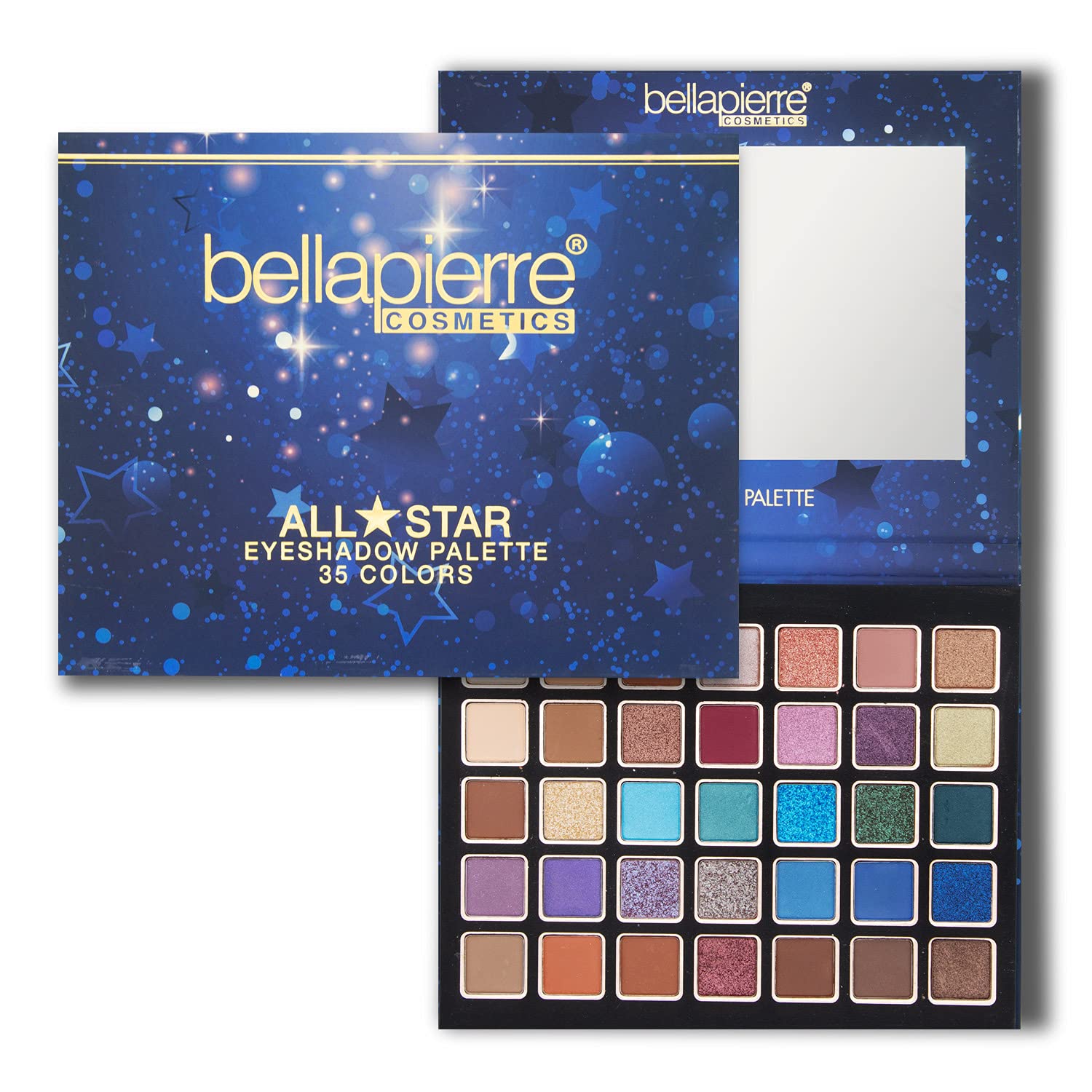  Eyeshadow Paletten met 35 oogschaduw kleuren.