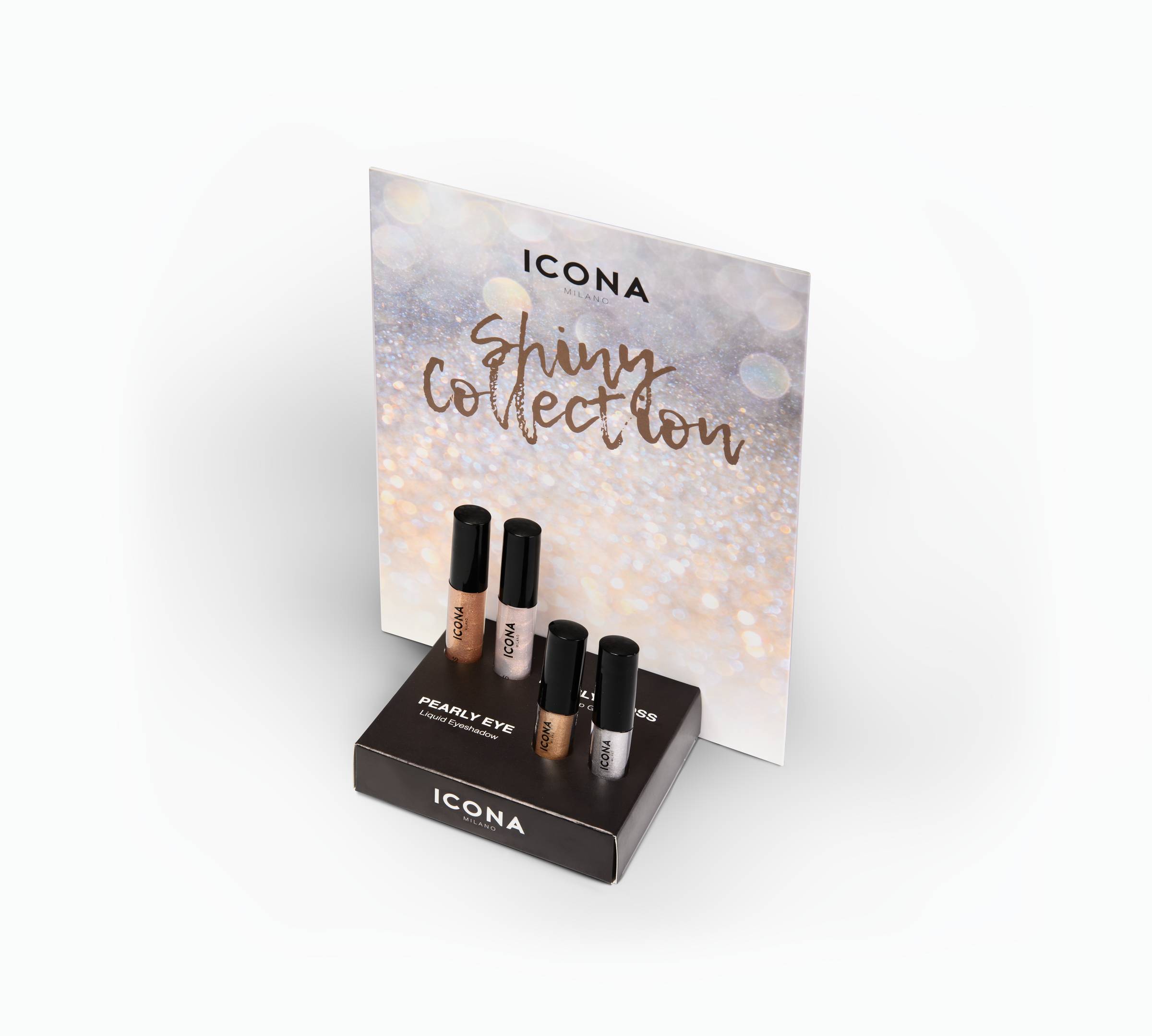 Display PEARLY Gloss -Eyeshadow  ICONA MILANO (EXCLUSIEF VOOR DEALERS)