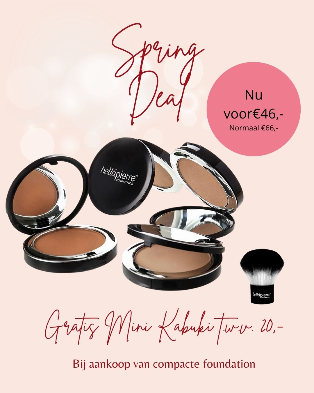Compact Mineral Foundation (Klik hier voor meer informatie voor alle kleuren)